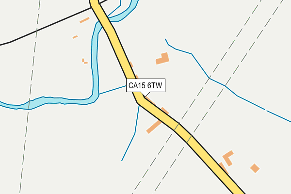 CA15 6TW map - OS OpenMap – Local (Ordnance Survey)