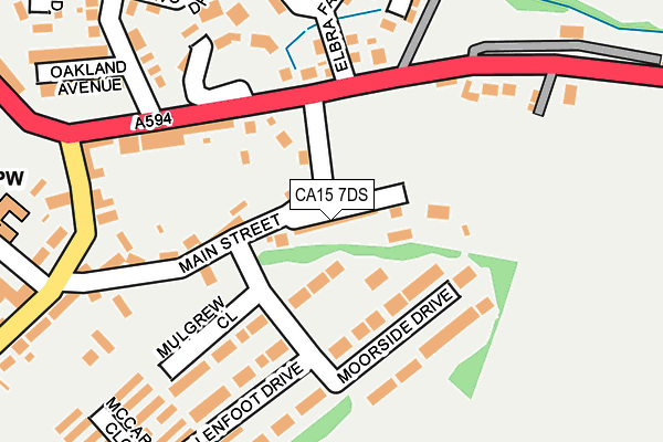 CA15 7DS map - OS OpenMap – Local (Ordnance Survey)