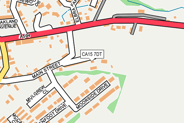 CA15 7DT map - OS OpenMap – Local (Ordnance Survey)