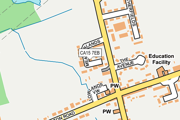 CA15 7EB map - OS OpenMap – Local (Ordnance Survey)