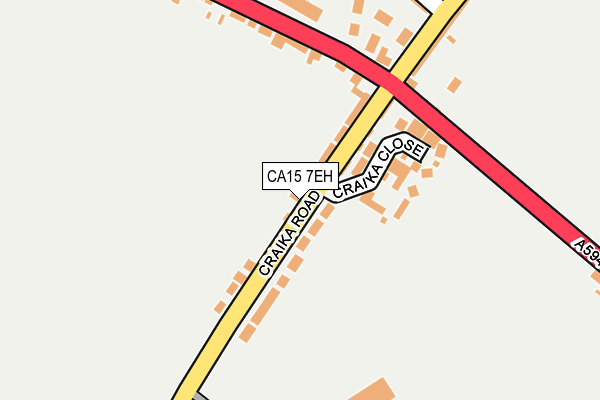 CA15 7EH map - OS OpenMap – Local (Ordnance Survey)