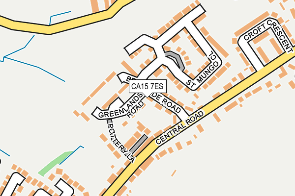 CA15 7ES map - OS OpenMap – Local (Ordnance Survey)