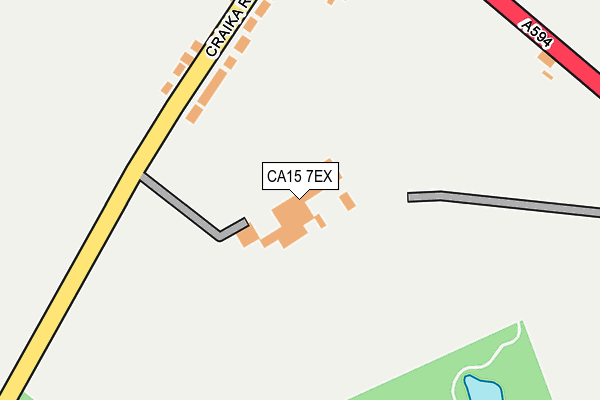 CA15 7EX map - OS OpenMap – Local (Ordnance Survey)