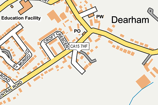 CA15 7HF map - OS OpenMap – Local (Ordnance Survey)