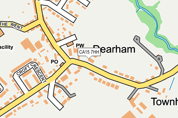 CA15 7HH map - OS OpenMap – Local (Ordnance Survey)