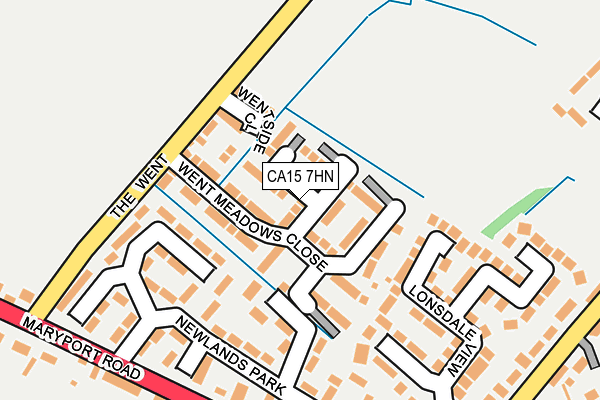 CA15 7HN map - OS OpenMap – Local (Ordnance Survey)