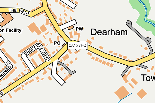 CA15 7HQ map - OS OpenMap – Local (Ordnance Survey)