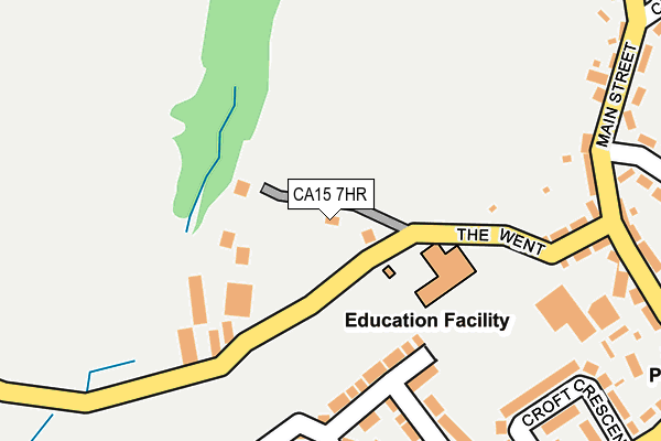 CA15 7HR map - OS OpenMap – Local (Ordnance Survey)