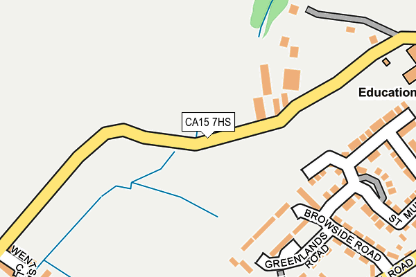 CA15 7HS map - OS OpenMap – Local (Ordnance Survey)