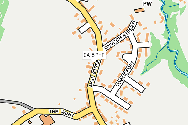 CA15 7HT map - OS OpenMap – Local (Ordnance Survey)