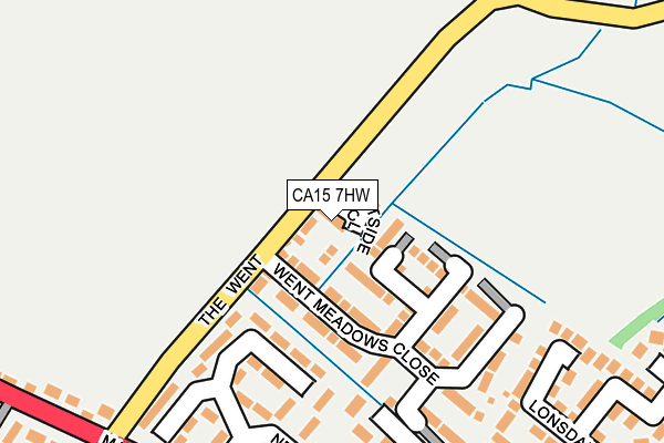 CA15 7HW map - OS OpenMap – Local (Ordnance Survey)