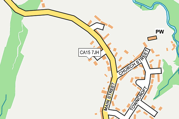 CA15 7JH map - OS OpenMap – Local (Ordnance Survey)