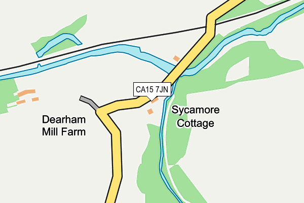 CA15 7JN map - OS OpenMap – Local (Ordnance Survey)