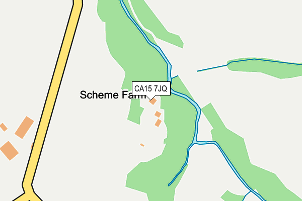 CA15 7JQ map - OS OpenMap – Local (Ordnance Survey)