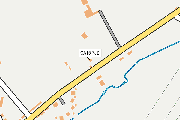 CA15 7JZ map - OS OpenMap – Local (Ordnance Survey)