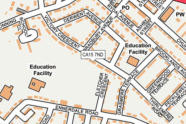 CA15 7ND map - OS OpenMap – Local (Ordnance Survey)