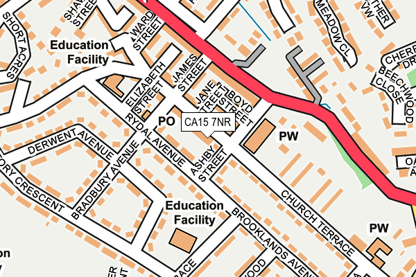 CA15 7NR map - OS OpenMap – Local (Ordnance Survey)