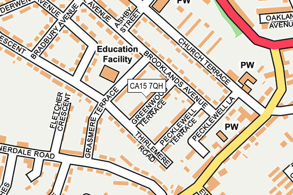 CA15 7QH map - OS OpenMap – Local (Ordnance Survey)