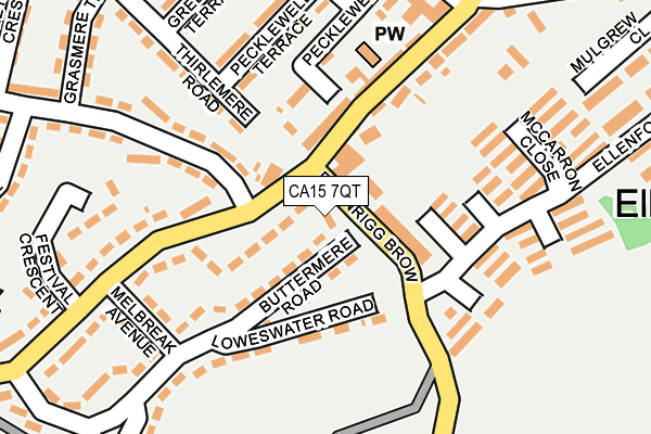 CA15 7QT map - OS OpenMap – Local (Ordnance Survey)