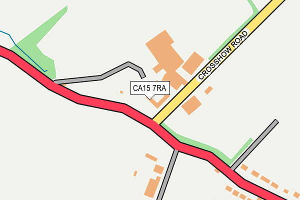 CA15 7RA map - OS OpenMap – Local (Ordnance Survey)