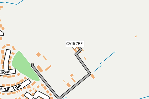 CA15 7RF map - OS OpenMap – Local (Ordnance Survey)