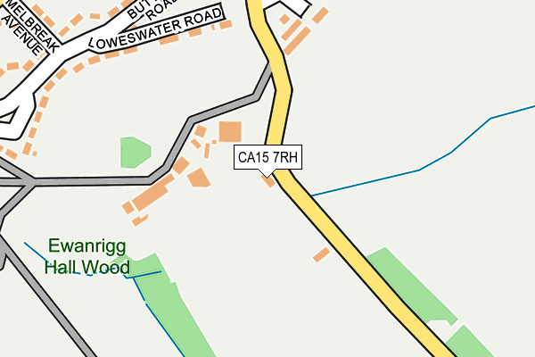 CA15 7RH map - OS OpenMap – Local (Ordnance Survey)