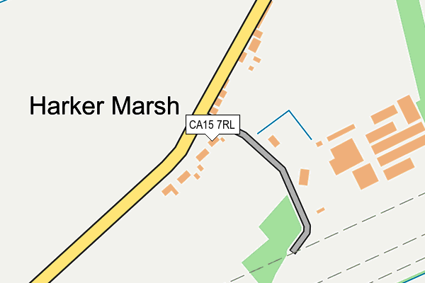 CA15 7RL map - OS OpenMap – Local (Ordnance Survey)