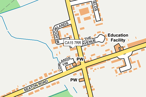 CA15 7RR map - OS OpenMap – Local (Ordnance Survey)