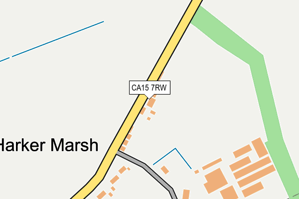 CA15 7RW map - OS OpenMap – Local (Ordnance Survey)
