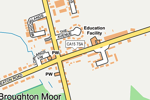 CA15 7SA map - OS OpenMap – Local (Ordnance Survey)