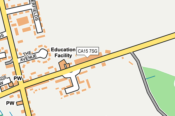 CA15 7SG map - OS OpenMap – Local (Ordnance Survey)