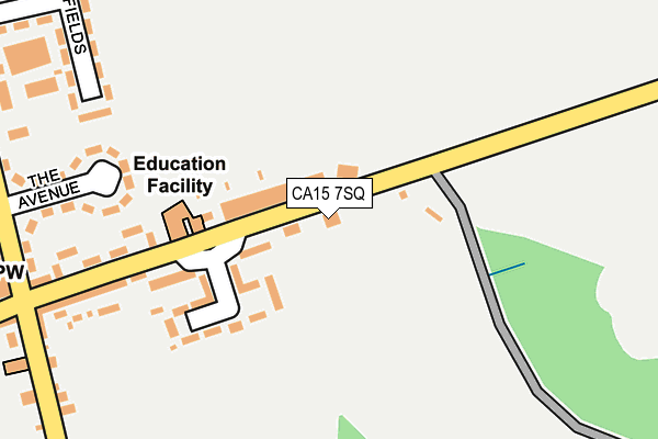 CA15 7SQ map - OS OpenMap – Local (Ordnance Survey)