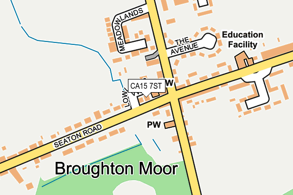 CA15 7ST map - OS OpenMap – Local (Ordnance Survey)