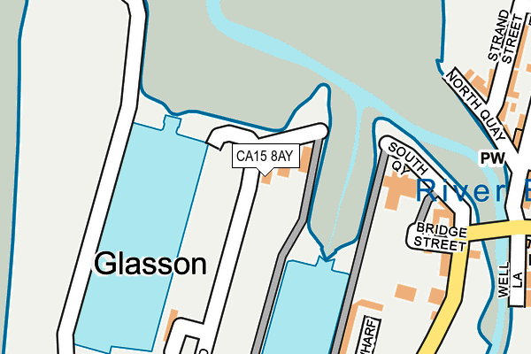 Map of MARYPORT HARBOUR AND MARINA LIMITED at local scale