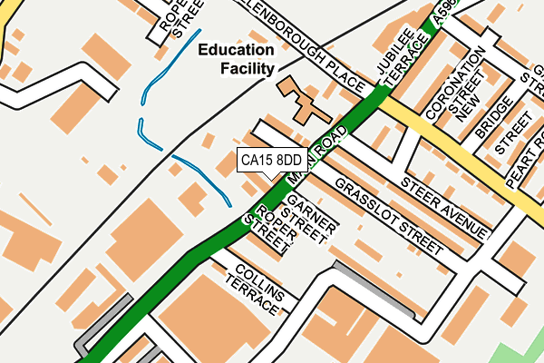 CA15 8DD map - OS OpenMap – Local (Ordnance Survey)