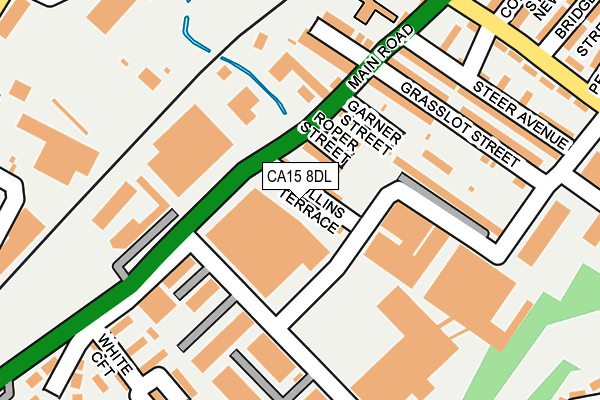 CA15 8DL map - OS OpenMap – Local (Ordnance Survey)