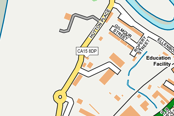 CA15 8DP map - OS OpenMap – Local (Ordnance Survey)