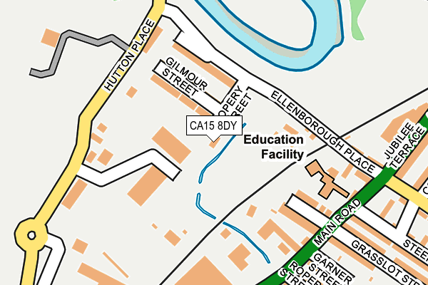 CA15 8DY map - OS OpenMap – Local (Ordnance Survey)