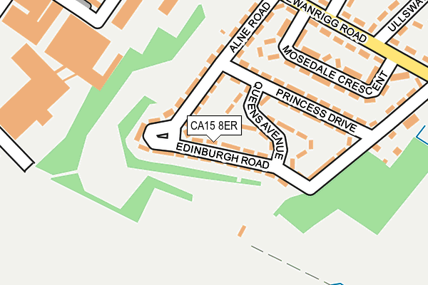 CA15 8ER map - OS OpenMap – Local (Ordnance Survey)