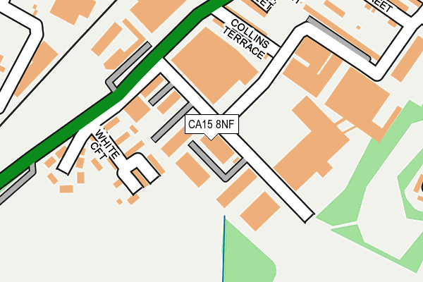 CA15 8NF map - OS OpenMap – Local (Ordnance Survey)