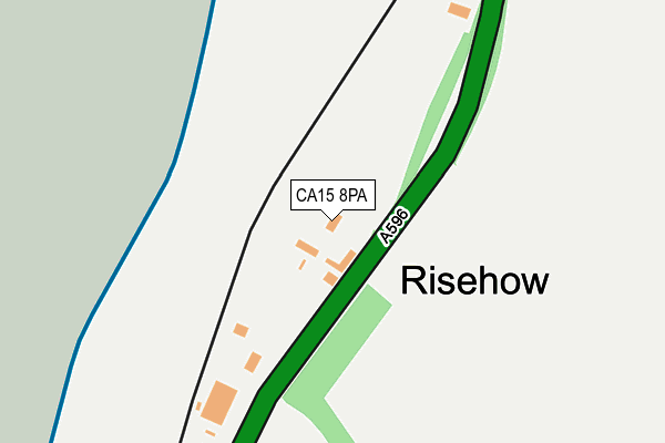 CA15 8PA map - OS OpenMap – Local (Ordnance Survey)