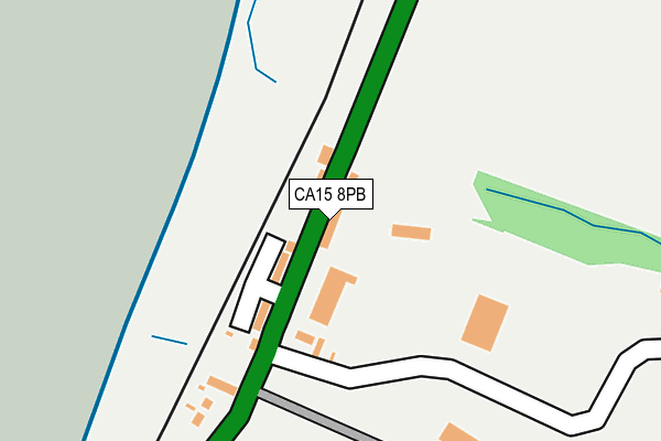 CA15 8PB map - OS OpenMap – Local (Ordnance Survey)