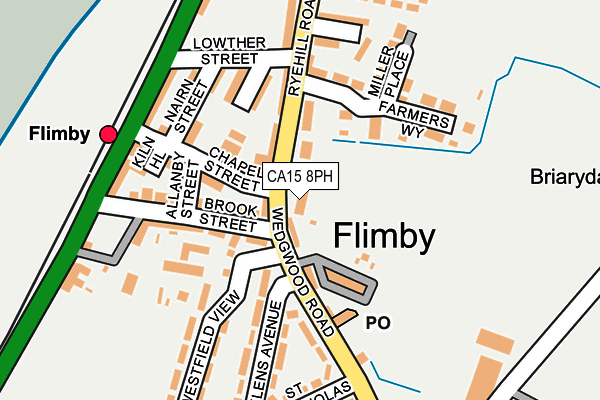 CA15 8PH map - OS OpenMap – Local (Ordnance Survey)