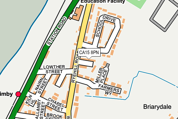 CA15 8PN map - OS OpenMap – Local (Ordnance Survey)