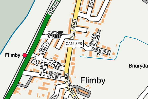 CA15 8PS map - OS OpenMap – Local (Ordnance Survey)