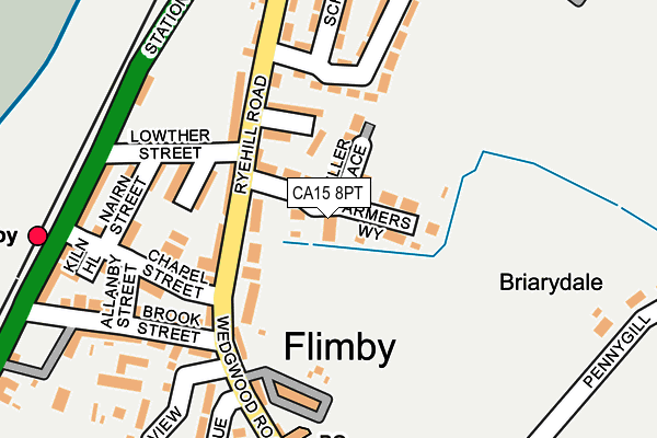 CA15 8PT map - OS OpenMap – Local (Ordnance Survey)