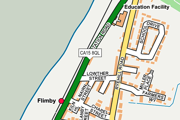 CA15 8QL map - OS OpenMap – Local (Ordnance Survey)