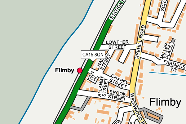 CA15 8QN map - OS OpenMap – Local (Ordnance Survey)