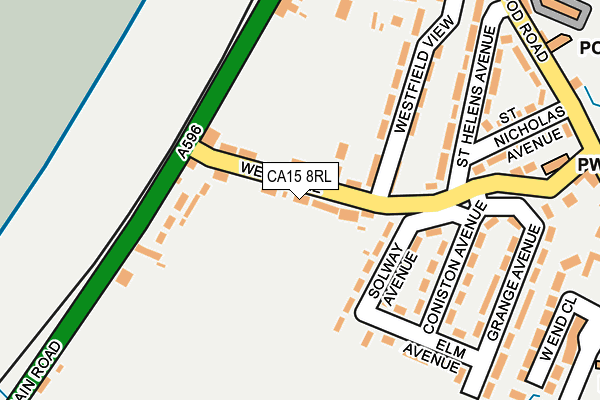 CA15 8RL map - OS OpenMap – Local (Ordnance Survey)