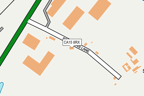 CA15 8RX map - OS OpenMap – Local (Ordnance Survey)